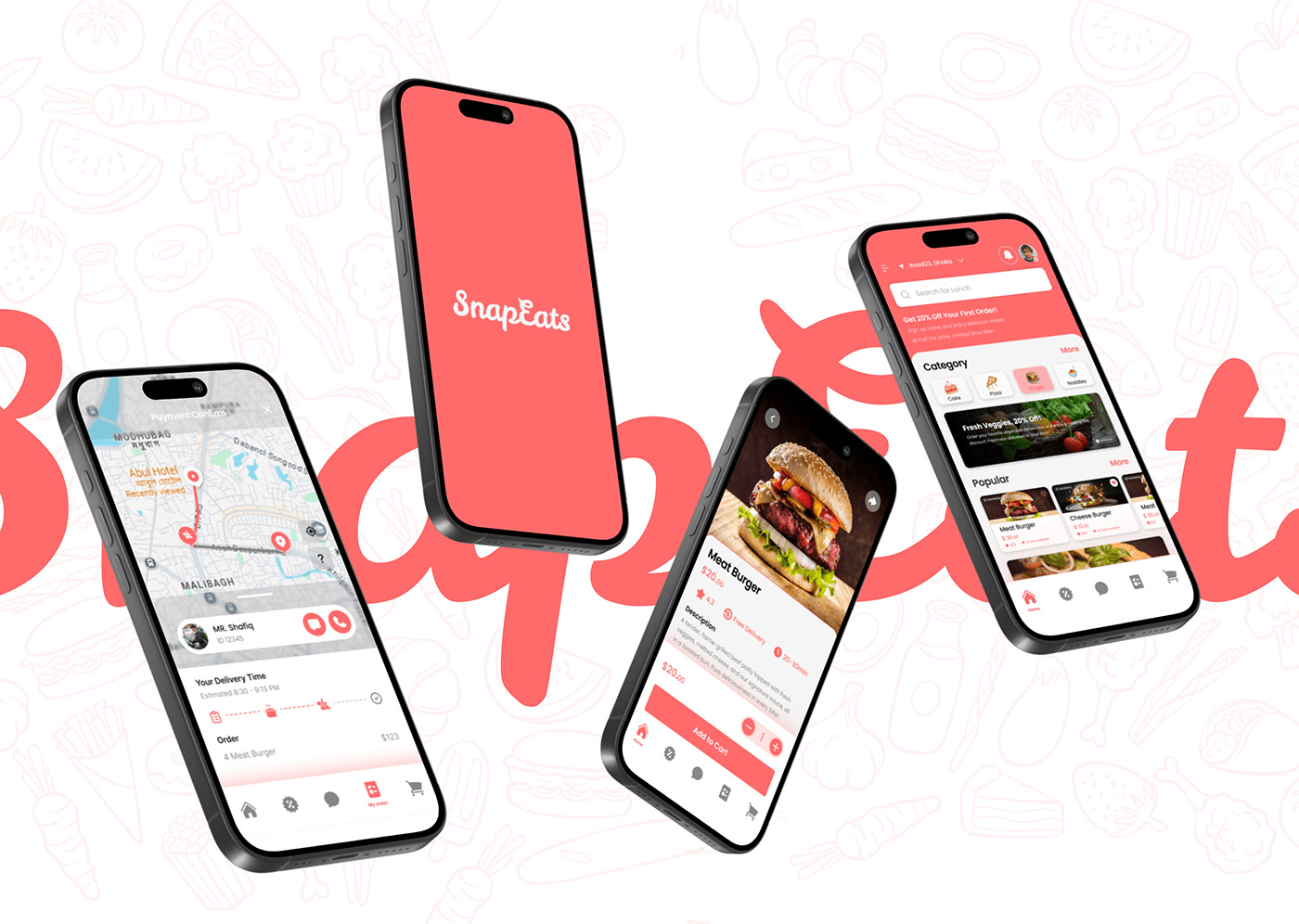 تطبيق توصيل الطعام